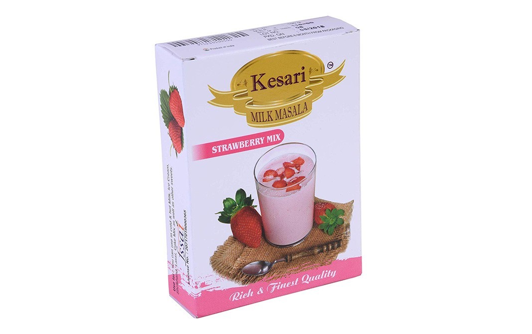 Kesari Strawberry Mix Milk Masala   Box  100 grams